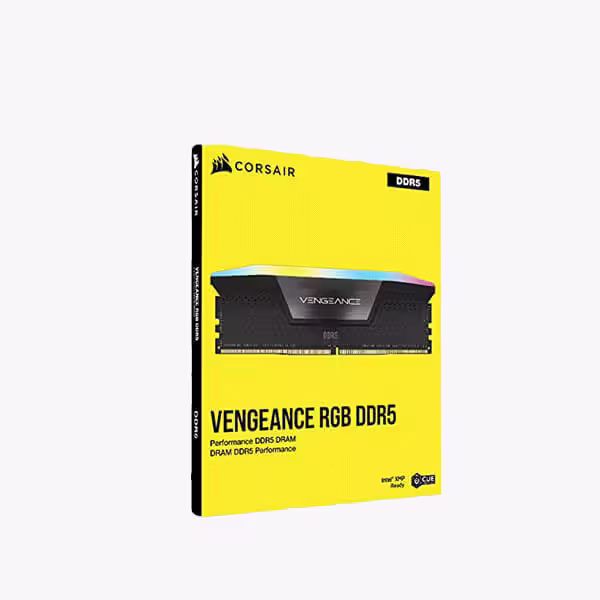 رم دسکتاپ DDR5 کورسیر مدل Vengeance RGB  ظرفیت 64 گیگابایت دو کاناله 5200مگاهرتز CL36